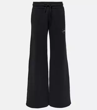 Хлопковые спортивные брюки с низкой посадкой Off-White, черный