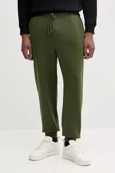 Хлопковые спортивные брюки United Colors Of Benetton, зеленый