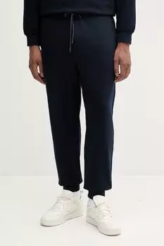 Хлопковые спортивные брюки United Colors Of Benetton, темно-синий