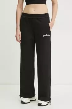 Хлопковые спортивные брюки Versace Jeans Couture, черный