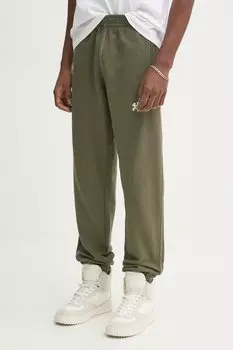 Хлопковые спортивные брюки Wabash Adidas Originals, зеленый