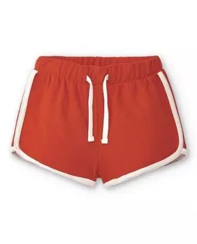 Хлопковые спортивные шорты для девочек Charanga, красный