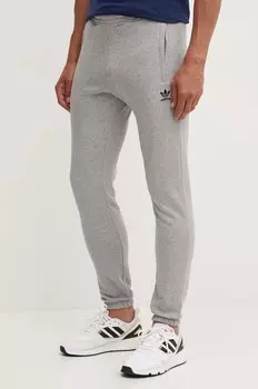 Хлопковые спортивные штаны adidas Originals, серый