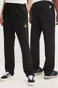 Хлопковые спортивные штаны Barrow, черный
