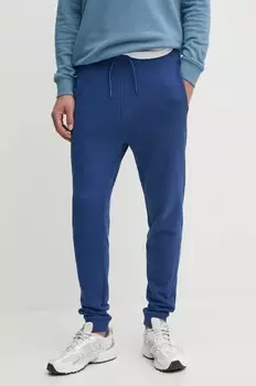 Хлопковые спортивные штаны Boss Orange, синий