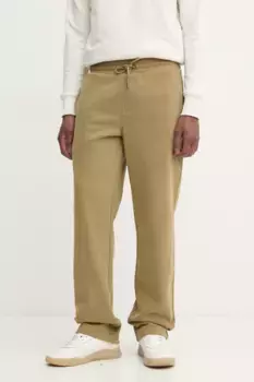 Хлопковые спортивные штаны Calvin Klein Jeans, зеленый