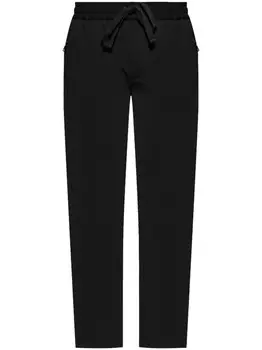 Хлопковые спортивные штаны Dolce & Gabbana, черный