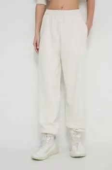 Хлопковые спортивные штаны Hugo, бежевый