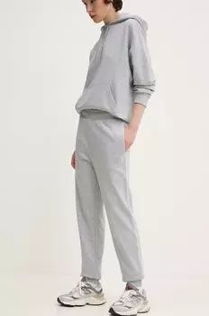 Хлопковые спортивные штаны Hugo, серый