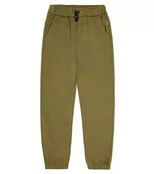 Хлопковые спортивные штаны Il Gufo, зеленый