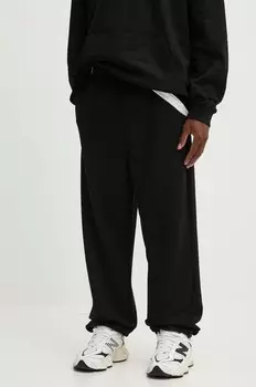 Хлопковые спортивные штаны P-MARKY-D Diesel, черный