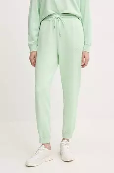 Хлопковые спортивные штаны Pinko, зеленый
