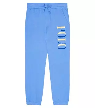 Хлопковые спортивные штаны Polo Ralph Lauren, синий