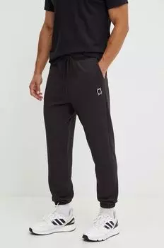 Хлопковые спортивные штаны Puma, черный