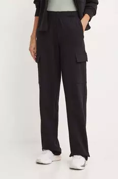 Хлопковые спортивные штаны RGINE Guess, черный