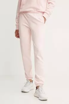 Хлопковые спортивные штаны RGINE Guess, розовый
