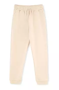 Хлопковые спортивные штаны с регулируемой талией Dagi, бежевый