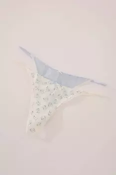 Хлопковые стринги 2 шт Women'Secret, белый