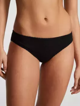 Хлопковые трусики-бикини Pink, черный