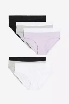 Хлопковые трусики из пяти предметов H&M