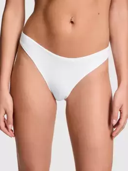 Хлопковые трусики-стринги Pink, белый