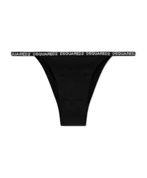 Хлопковые трусы Dsquared2, черный