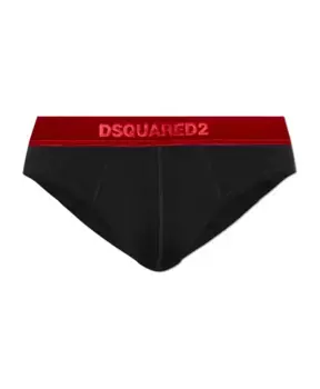 Хлопковые трусы Dsquared2, черный