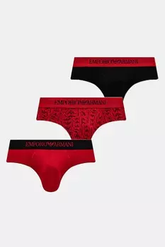 Хлопковые трусы Emporio Armani Underwear, красный