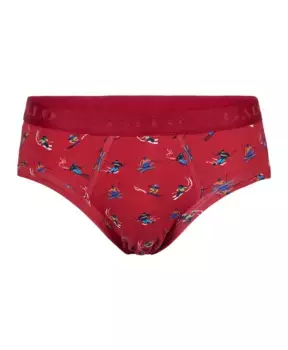 Хлопковые трусы с изображением лыжника Gallo, мультиколор