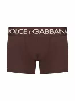 Хлопковые трусы с логотипом Dolce&Gabbana