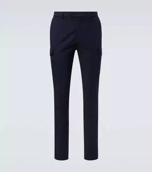 Хлопковые узкие брюки Brunello Cucinelli, C2517