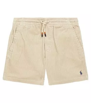 Хлопковые вельветовые шорты Polo Ralph Lauren, зеленый