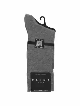 Хлопковые высокие носки Falke, серый