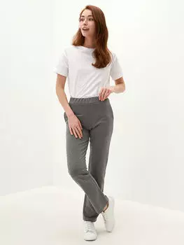 Хлопковые женские спортивные штаны с эластичной резинкой на талии и карманами LC Waikiki Basic