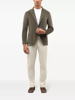 Хлопковый блейзер Boglioli, коричневый