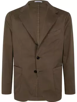 Хлопковый блейзер Boglioli, зеленый