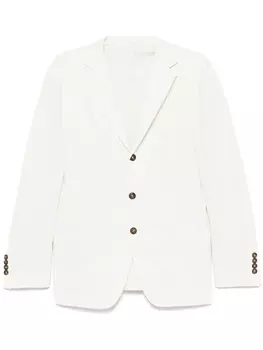 Хлопковый блейзер Eleventy, нейтральный