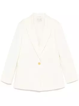 Хлопковый блейзер Forte Forte, нейтральный