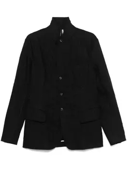 Хлопковый блейзер Masnada, черный