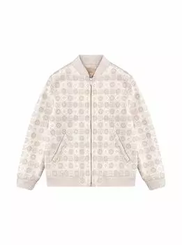 Хлопковый бомбер с монограммой Gucci