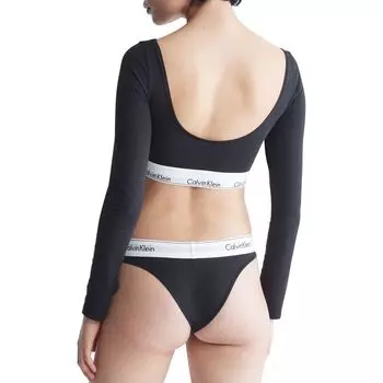 Хлопковый бюстгальтер без подкладки Calvin Klein Modern QF7010 Calvin Klein, черный