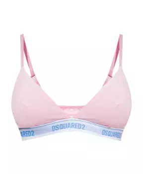 Хлопковый бюстгальтер Dsquared2, розовый