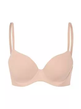 Хлопковый бюстгальтер-футболка Sensation HANRO, бежевый