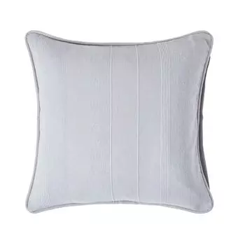 Хлопковый чехол на подушку HOMESCAPES Rajput, светло-серый, 60 x 60 см