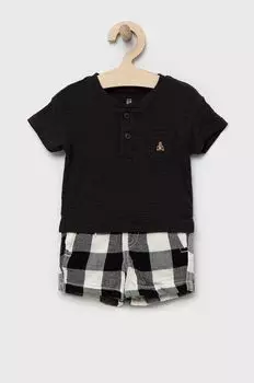 Хлопковый детский комплект GAP, черный