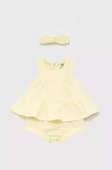 Хлопковый детский комплект GAP, желтый