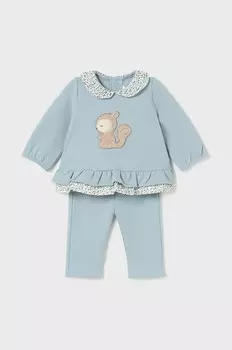 Хлопковый детский комплект Mayoral Newborn, синий