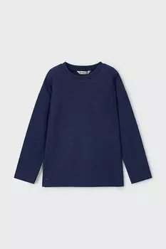 Хлопковый длинный рукав детский Mayoral, темно-синий