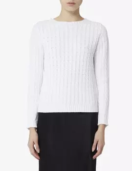 Хлопковый джемпер Elizabeth Ascot, белый