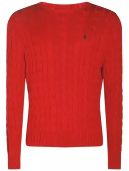 Хлопковый джемпер Polo Ralph Lauren, красный